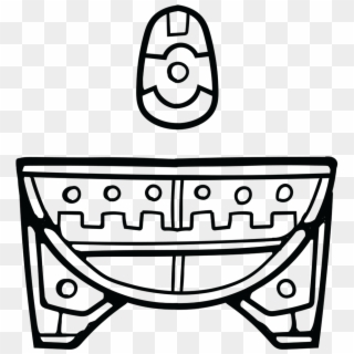 Molcajete A Stone Tool, The Traditional Mexican Version Clipart