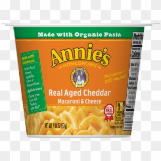 Annie's Real Aged Cheddar Macaroni And Cheese Micro - Annie's Mac And Cheese Cups Clipart