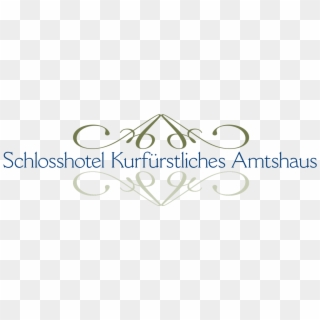 Schlosshotel Kurfürstliches Amtshaus - Calligraphy Clipart