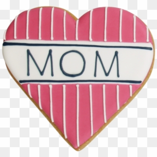 Preppy Mom Heart Cookie Party Favor - Heart Clipart