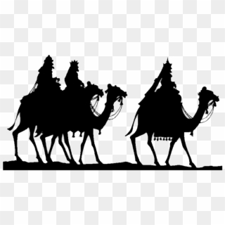 Download - Three Kings Black And White Clipart
