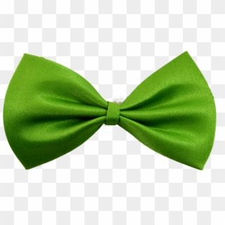 Lime Green Dog Bow Tie - Green Bow Tie Png Clipart