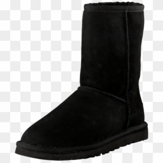K&246p Ugg Australia Classic Short Black Svarta Skor - Work Boots Clipart