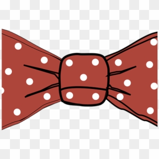 Drawn Bow Tie Transparent Background - Polka Dot Bow Tie Clipart - Png Download