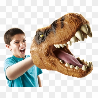 Jurassic World Chomping Dino Head Hand Puppets Tyrannosaurus Clipart