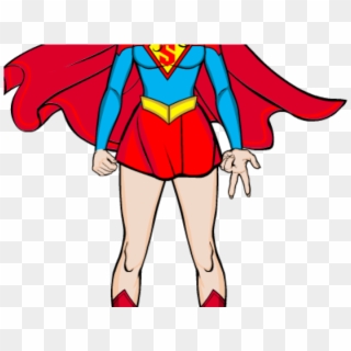 Super Girl Clipart Invisible Woman - Cartoon - Png Download