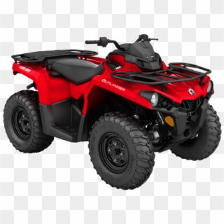 Pictured First Are Atvs, Commonly Referred To As Four - 2017 Can Am Outlander 570 Red Clipart