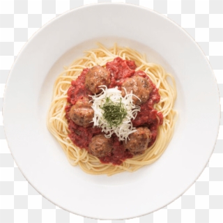Spaghetti & Meatballs - Capellini Clipart