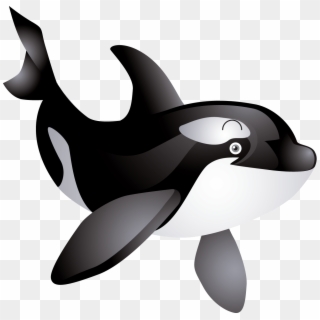 Фотки Ocean Creatures, Marina, Illustration, Whale - Free Killer Whale Clipart - Png Download