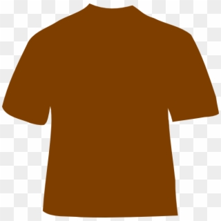 How To Set Use Brown Shirt Svg Vector - Black T Shirt Clipart