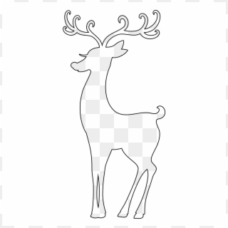Clipart Reindeer Festive - Reindeer Design Png Transparent Png