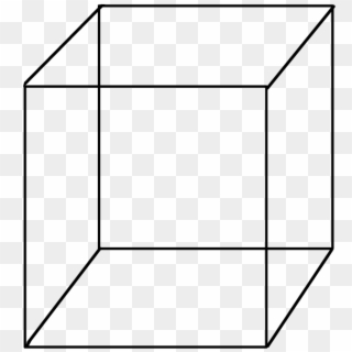 #cube #square #shape #drawing - Line Art Clipart