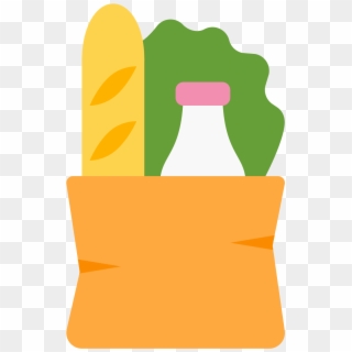 Free Vector Library - Shopping Bag Food Icon Png Clipart