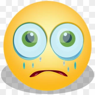 This Crying Emoticon Can Be Found In Svg And Png Format - Emoji Traurig Clipart
