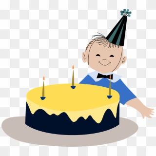 Birthday Boy Cartoon - Doğum Günü Çocuklar Png Clipart