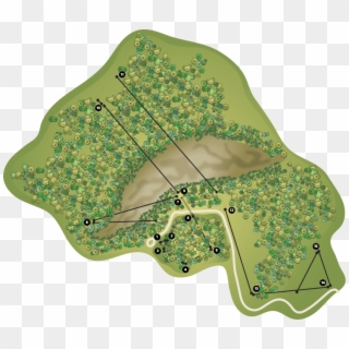 Course Map - Kerfoot Canopy Tour Clipart