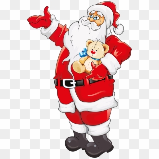 Father Christmas, Santa Christmas, Saint Nicholas, - 卡通 聖誕 貓 Clipart