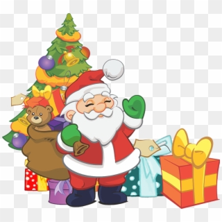 Santa And Mrs - Santa Claus Cliparts - Png Download