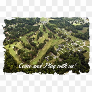 Aerial View Of Pine Hollow Golf Club - Aerial Photography Clipart