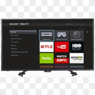 Hurry Over To Best Buy Where You Can Score Sharp 43″ - 55 Inch Sharp Roku Tv Clipart