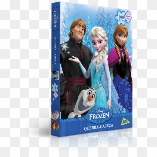 Zoom - Quebra Cabeça Frozen 100 Peças Clipart