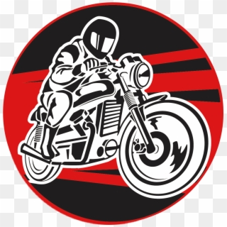 Myridercourse Myridercourse Myridercourse Myridercourse - Design Motorcycle Rider Logo Clipart