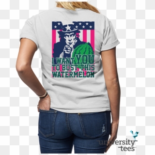 Uncle Sam Wants You To Have Kickass Shirts For Watermelon - Watermelon Bust T Shirt Design Clipart