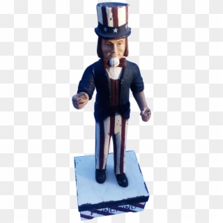 Hand Carved Wooden Uncle Sam On Chairish - Figurine Clipart