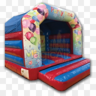 All Ages Bouncy Castle With Velcro Artwork Panels - Inflatable Clipart