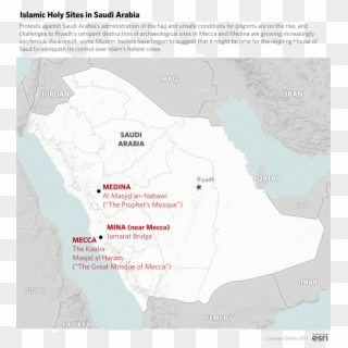 Islamic Holy Sites In Saudi Arabia - Holy Sites In Saudi Arabia Map Clipart