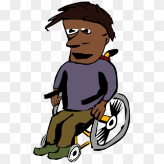 Wheelchair Accessible Van Intellectual Disability Sitting - Person In Wheelchair Clipart - Png Download