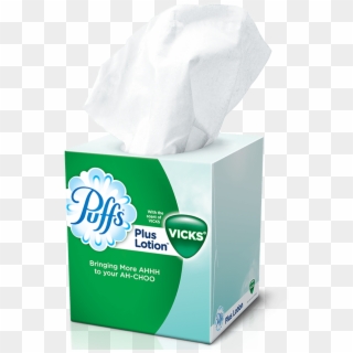 Puffs Plus Lotion Facial Tissues With The Scent Of - Vicks Tissues Clipart