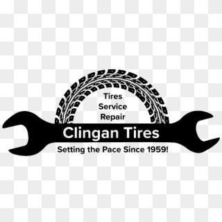 Grunge Tire Tread Vector Clipart