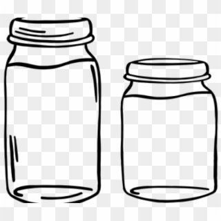 Jar Clipart Empty Container - Glass Bottles Clip Art - Png Download