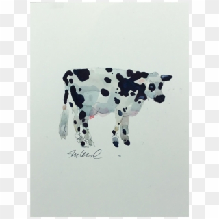 Drawing Cow Watercolor - Visual Arts Clipart