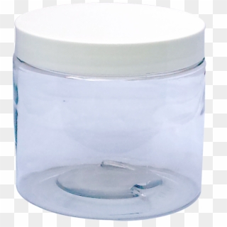 New 16oz Clear Plastic Jar With Caps 4 /pk Diy Lotion - Stool Clipart
