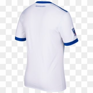 17-18 Fc Dallas Away Soccer Jersey Blue Shirt - Polo Shirt Clipart
