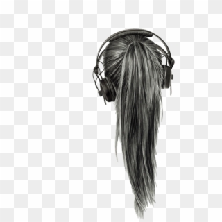 Banner Freeuse Javascript Drawing Hair Wig - Drawing Of Girl From Behind Clipart