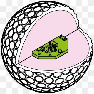 Golf Clip Ball - Smart Golf Ball - Png Download