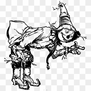 Wizard Of Oz Book Scarecrow Clipart