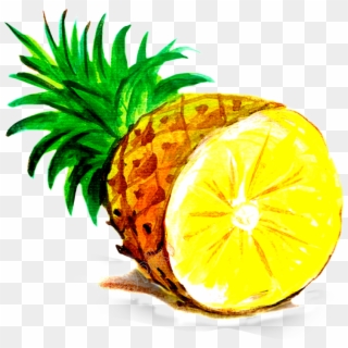 Free Download Png - Pineapple Cartoon Transparent Clipart
