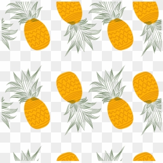 Picture Black And White Juice Fruit Background Transprent - Pineapple Background Png Clipart