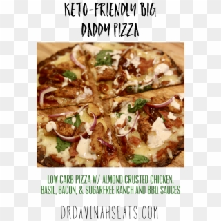 Low Carb & Ketofriendly Pizza Recipe That Uses Cauliflower - California-style Pizza Clipart