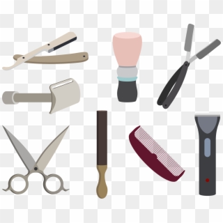 Barber, Hairstyle, Razor, Tool Png Image With Transparent - Scissors Clipart