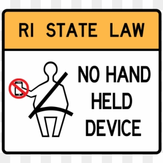 Rhode Island Has A New Law That Prohibits Any Driver - Ri Hands Free Law Clipart