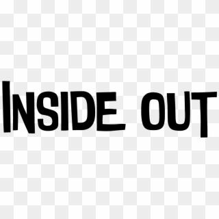 Inside Out By 538fonts Is A Font Based On The Title - Inside Out Movie Title Clipart