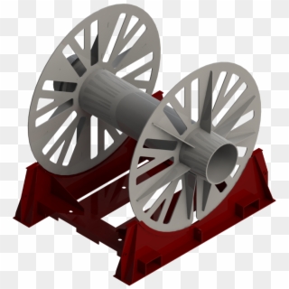 Since We Have Two Rocls Drum Frames, A Cable Can Be - Cannon Clipart