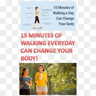 Most People Lack Physical Activity Which Can Cause - Benefits Of Walking 15 Minutes Daily Clipart