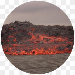 Redfern Says The Lava From Bardarbunga Came From Quite - Molten Rock Png Clipart