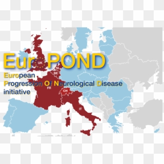Europond Map - Countries That Speak Italian Clipart